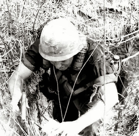 Chris Scudder in Combat