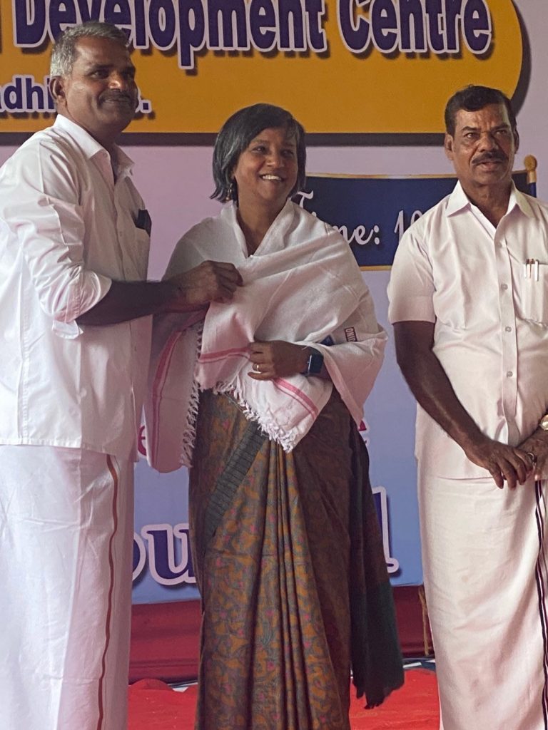 Tribal elders felicitate Dr. Shantidani Minz